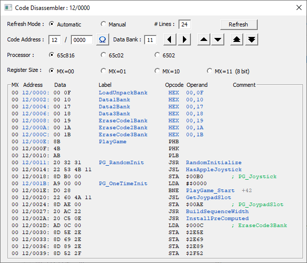 Symbols file