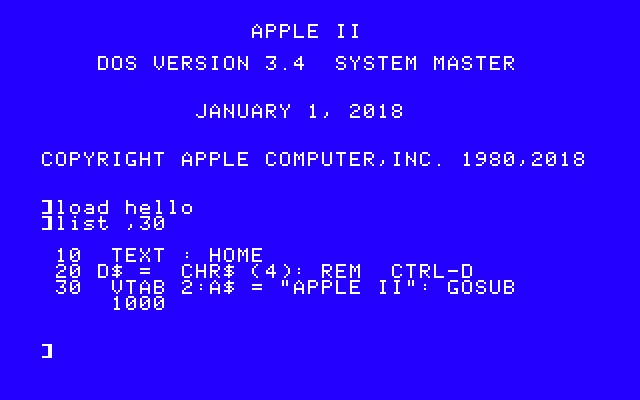 apple dos